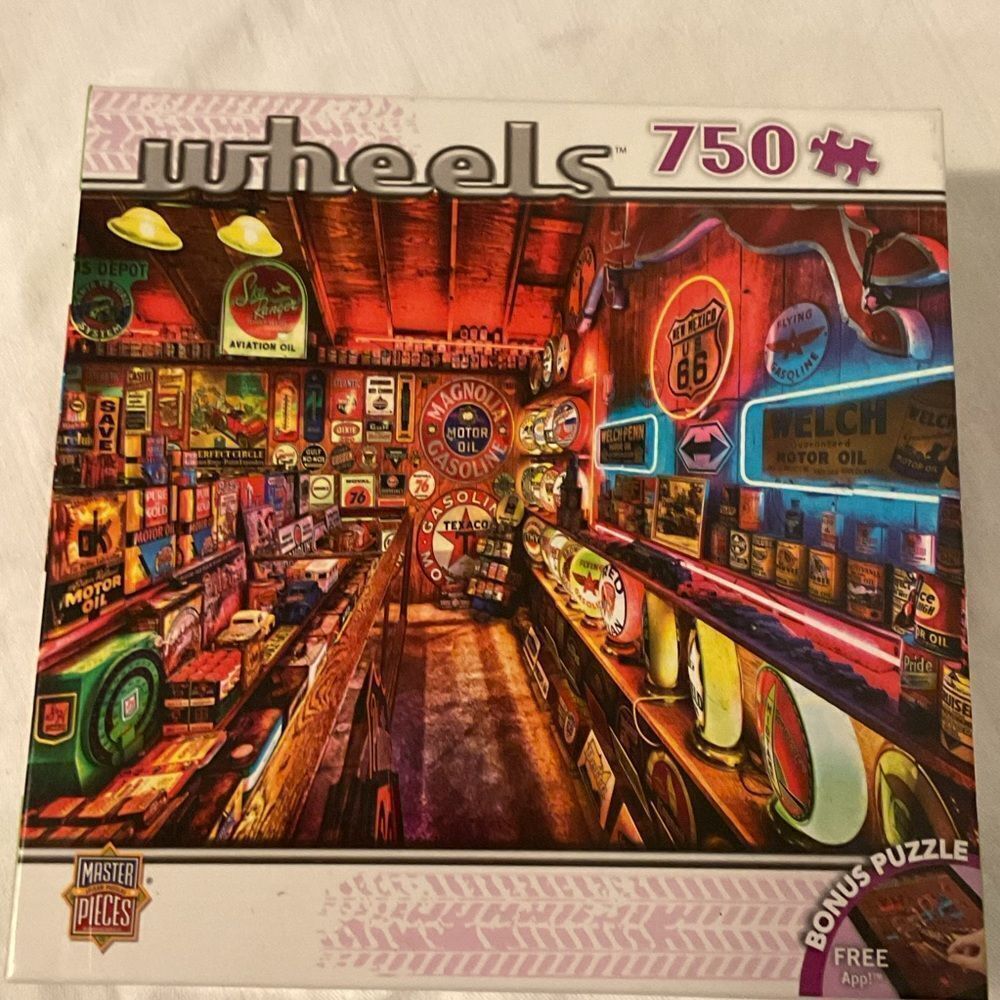 NISB Master Pieces Wheels 750 Piece Puzzle